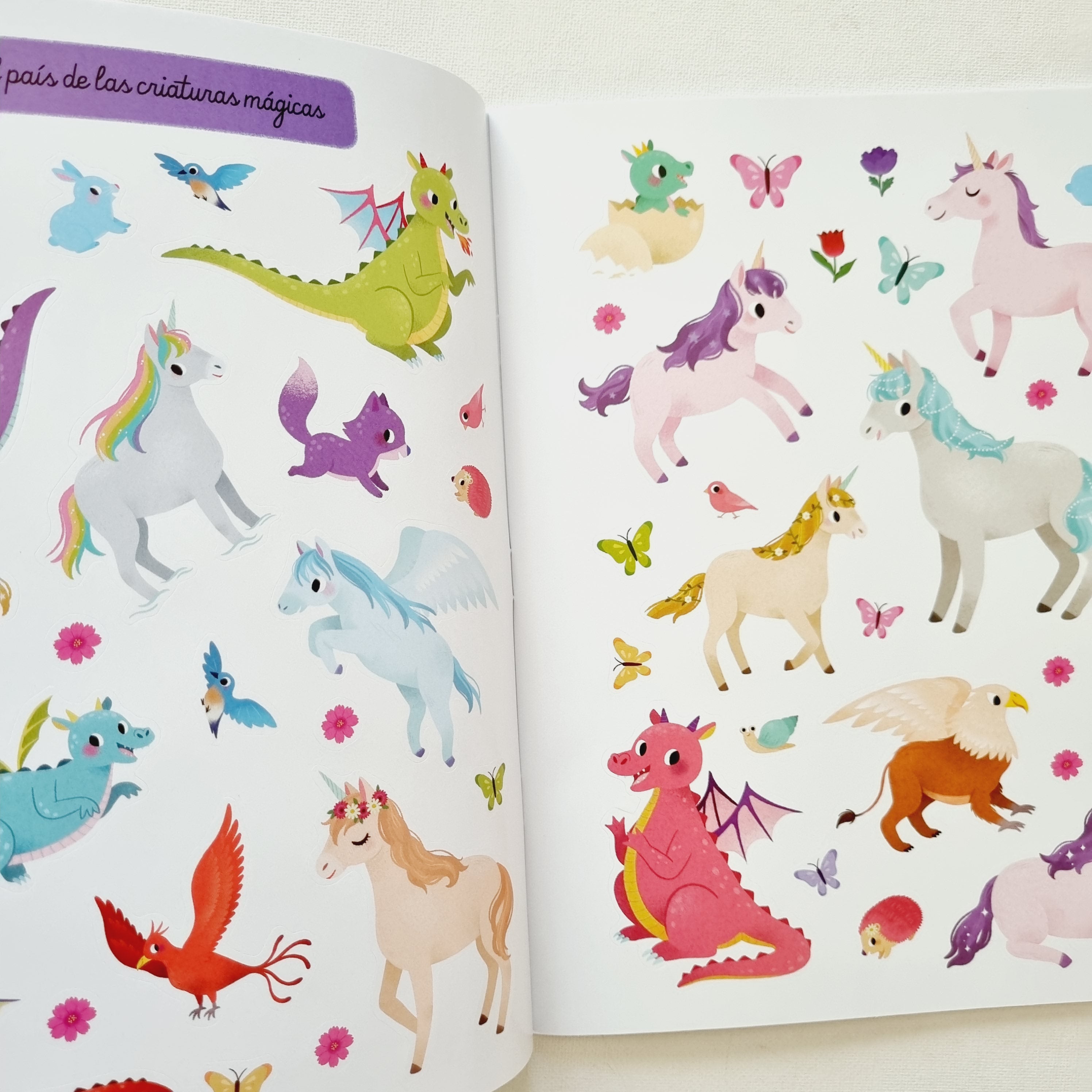 Mundos mágicos. Libro de stickers Mundos mágicos. Libro de stickers